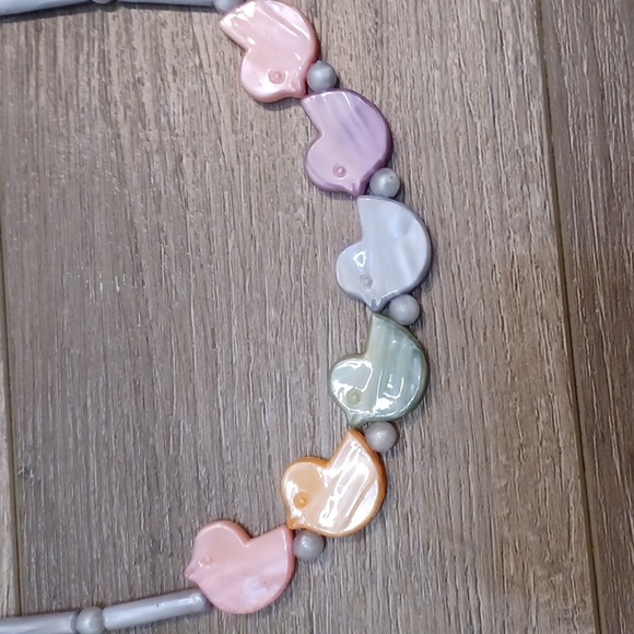 Vintage 80s style Easter necklace - Picture 2 of 4